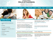 Tablet Screenshot of melin-fagerberg.com